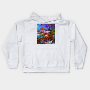 Candy Mountains Kids Hoodie